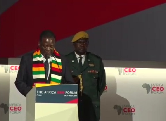 Mnangagwa addresses Africa CEO Forum